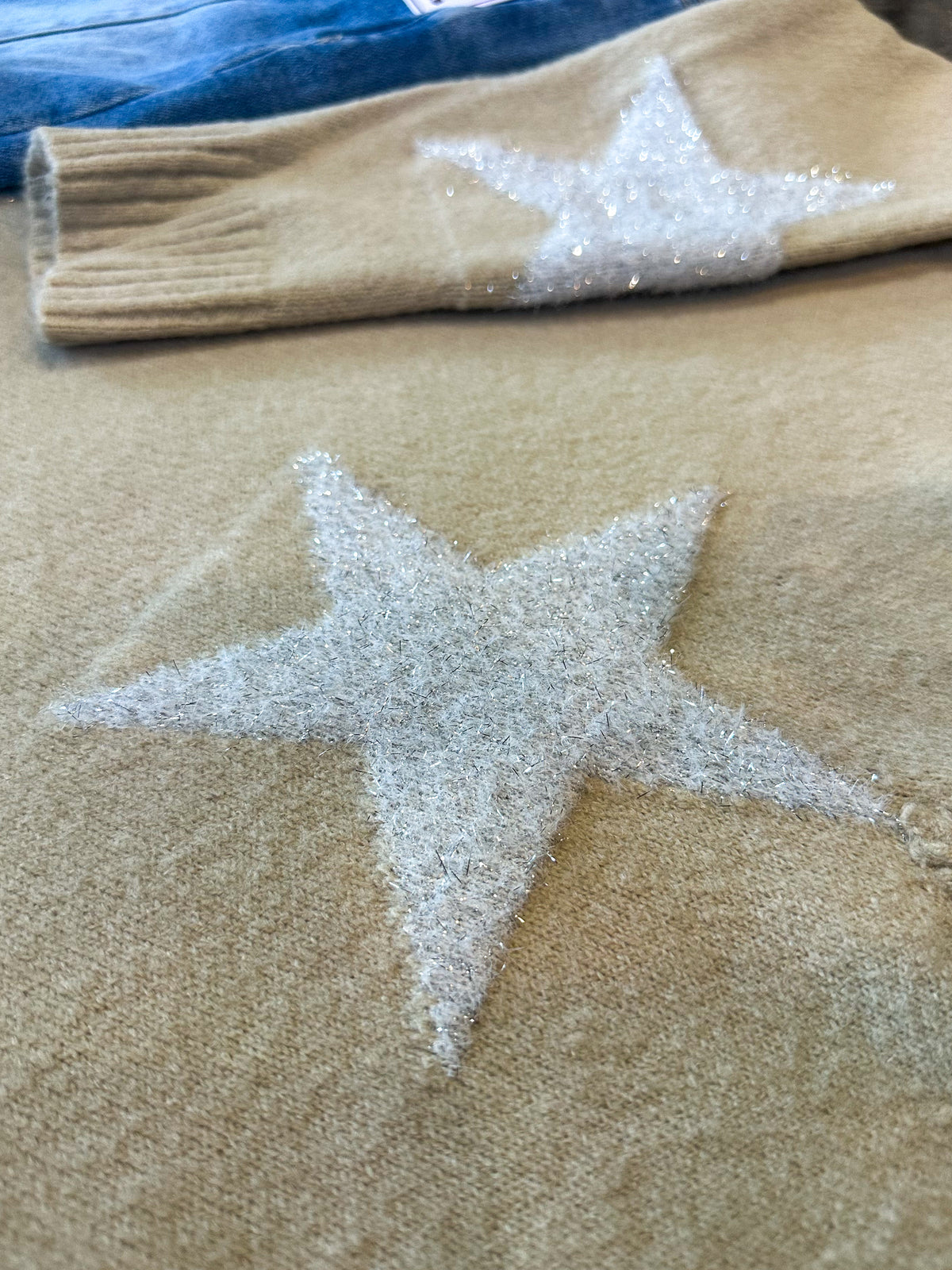 Star Fuzzy Sweater