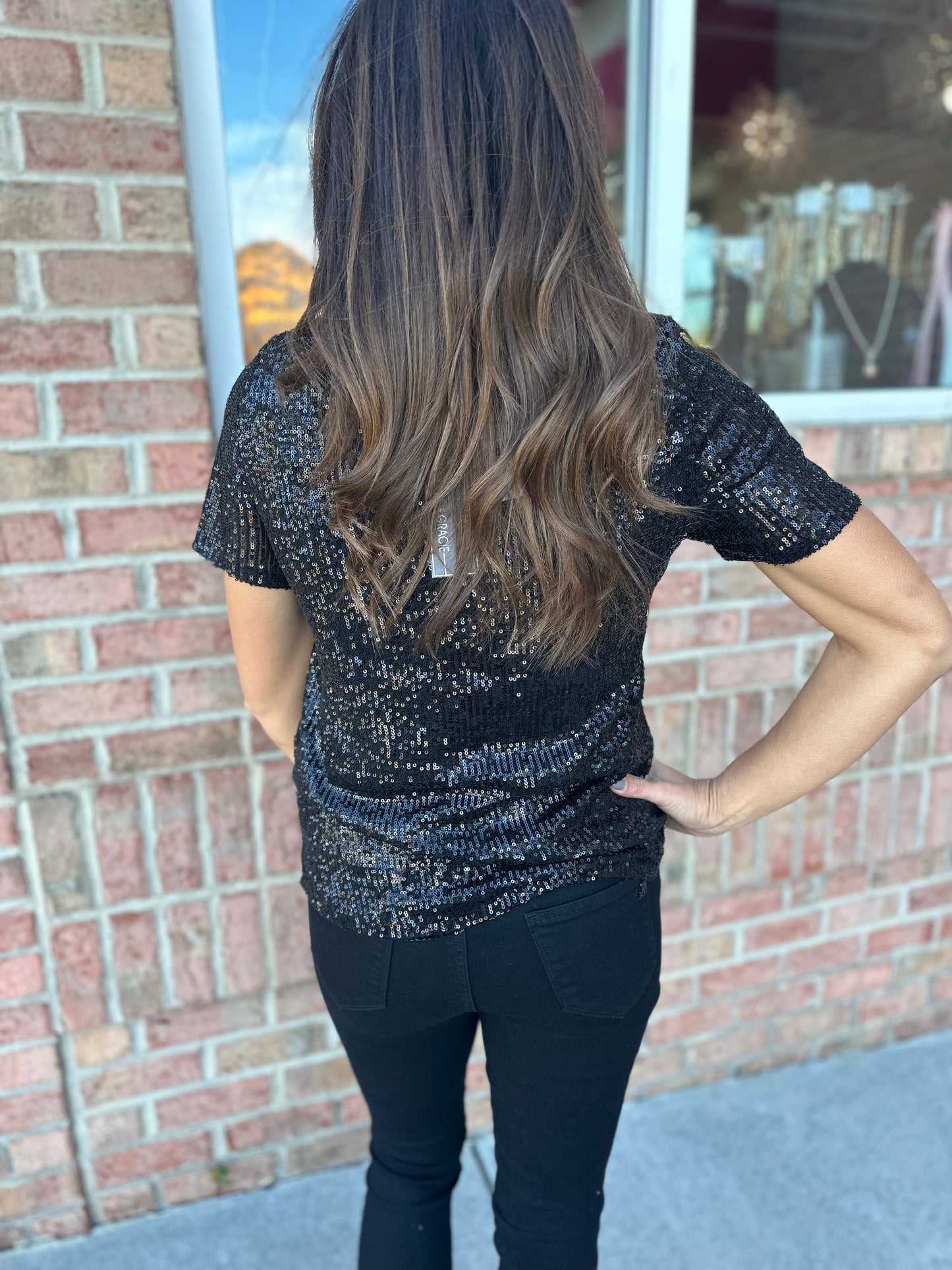 Shimmer Me Top