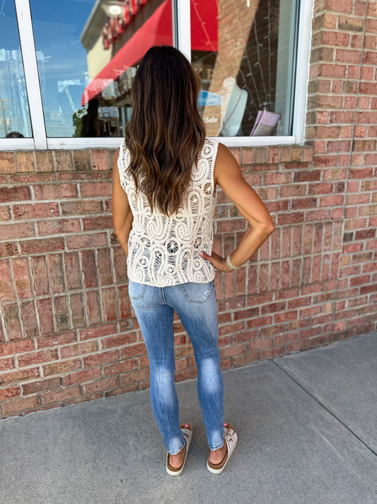 Jenna Crochet Vest