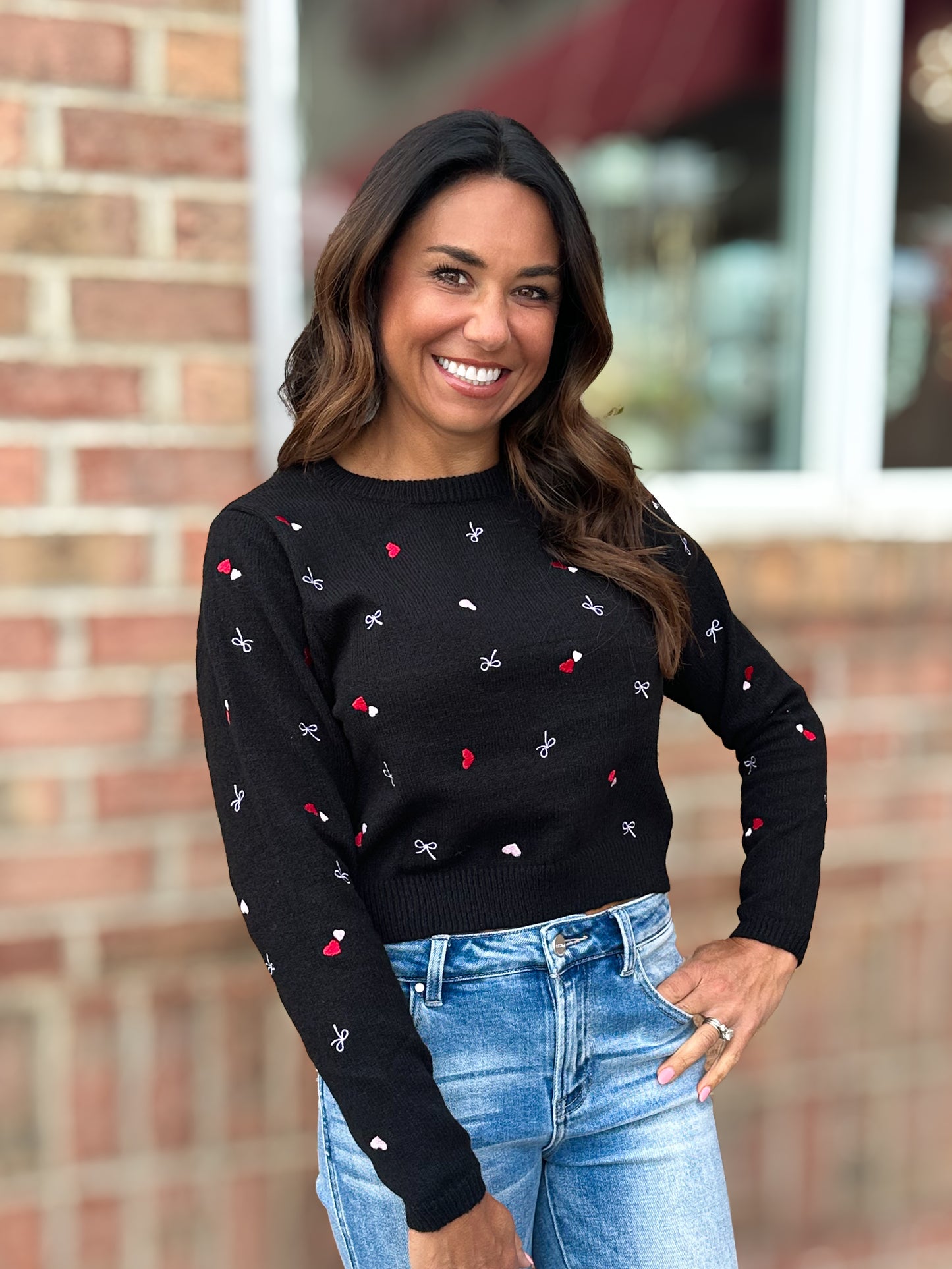 Hearts And Ribbons Sweater