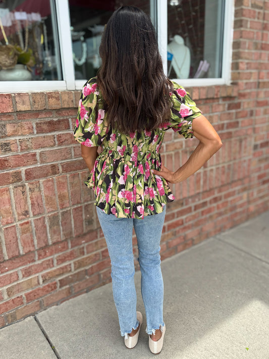 Charlotte Floral Top