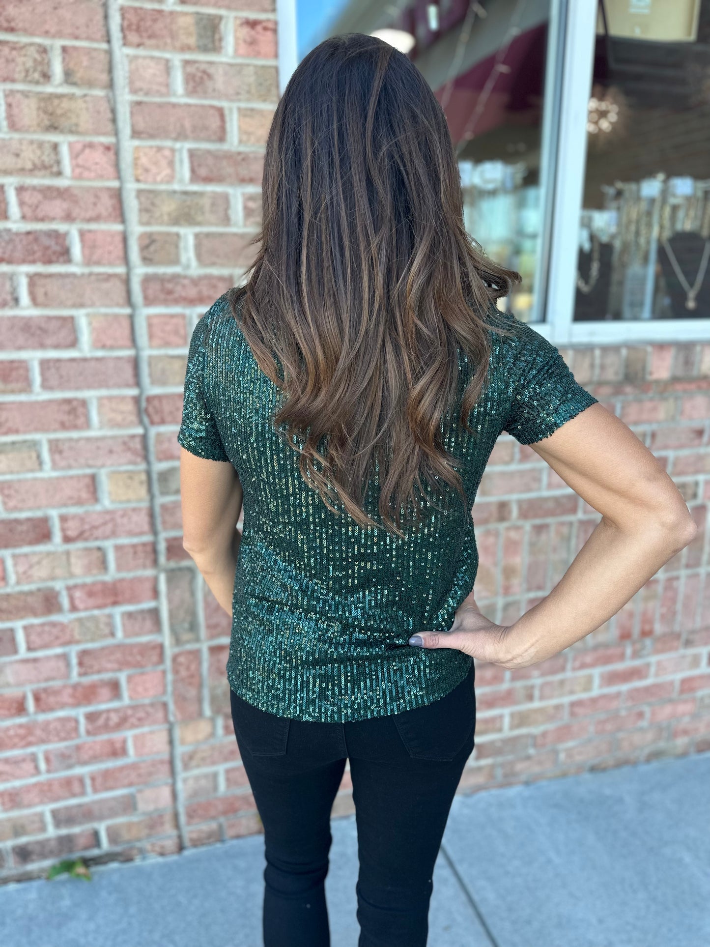 Shimmer Me Top