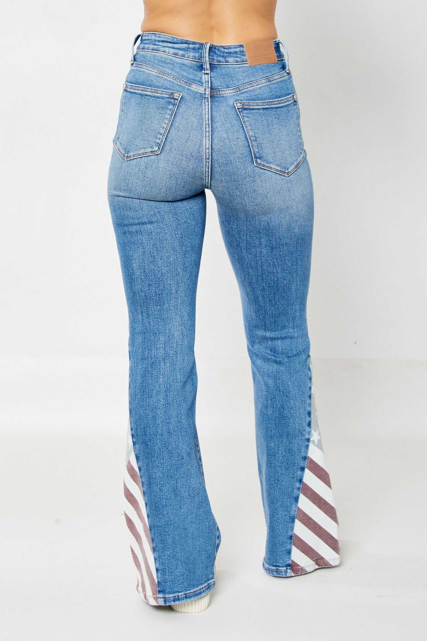 Judy Blue HW Americana Flare
