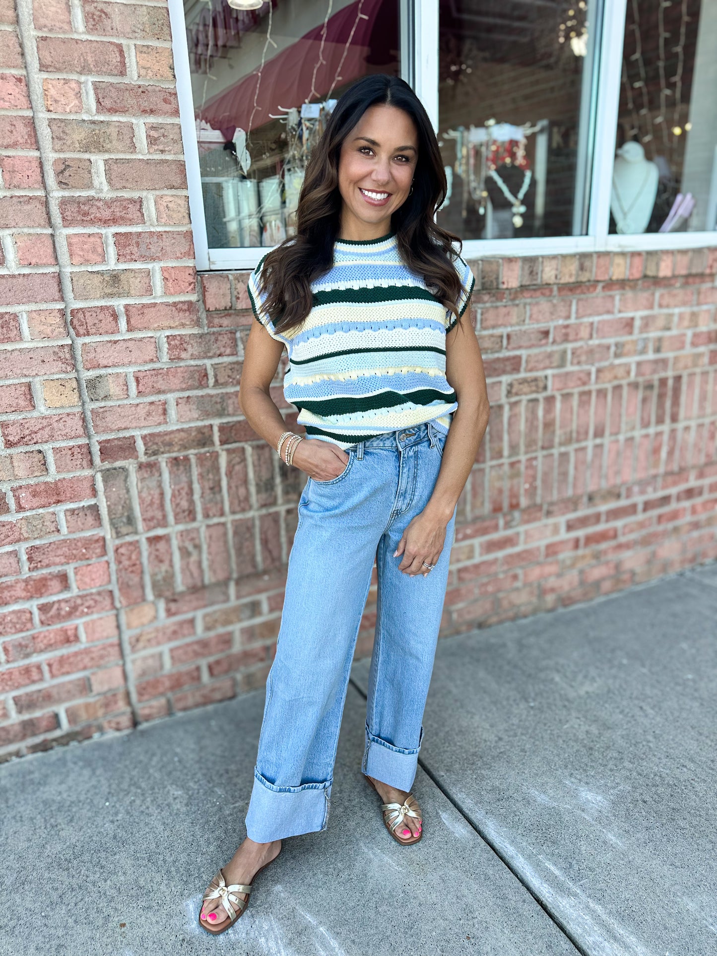 Charlotte Stripe Sweater