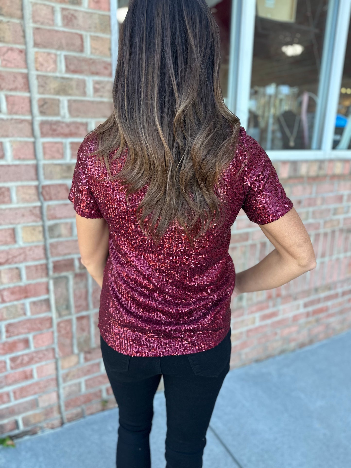 Shimmer Me Top