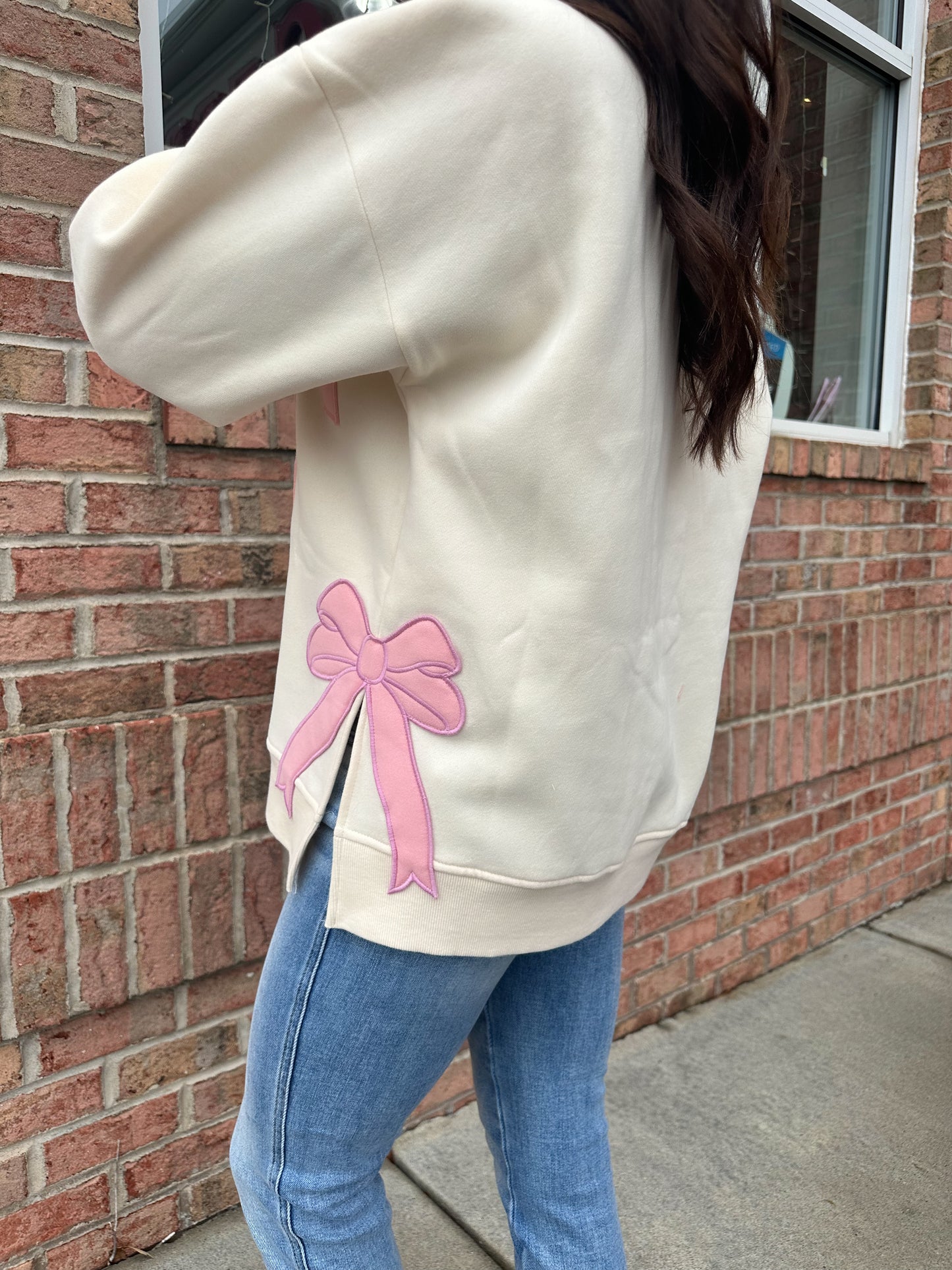 Merry Bow Sweatshirt