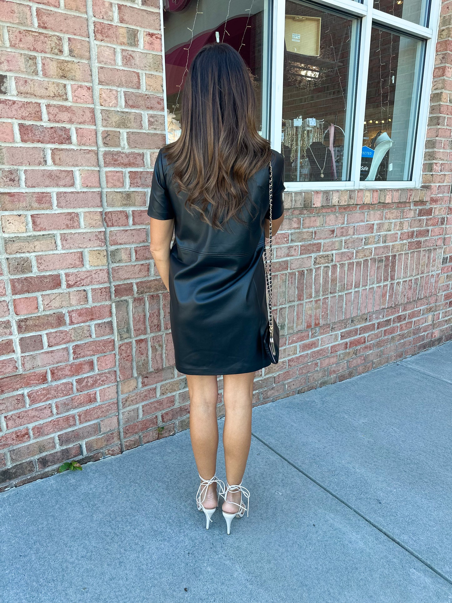 Z Supply London Faux Leather Dress