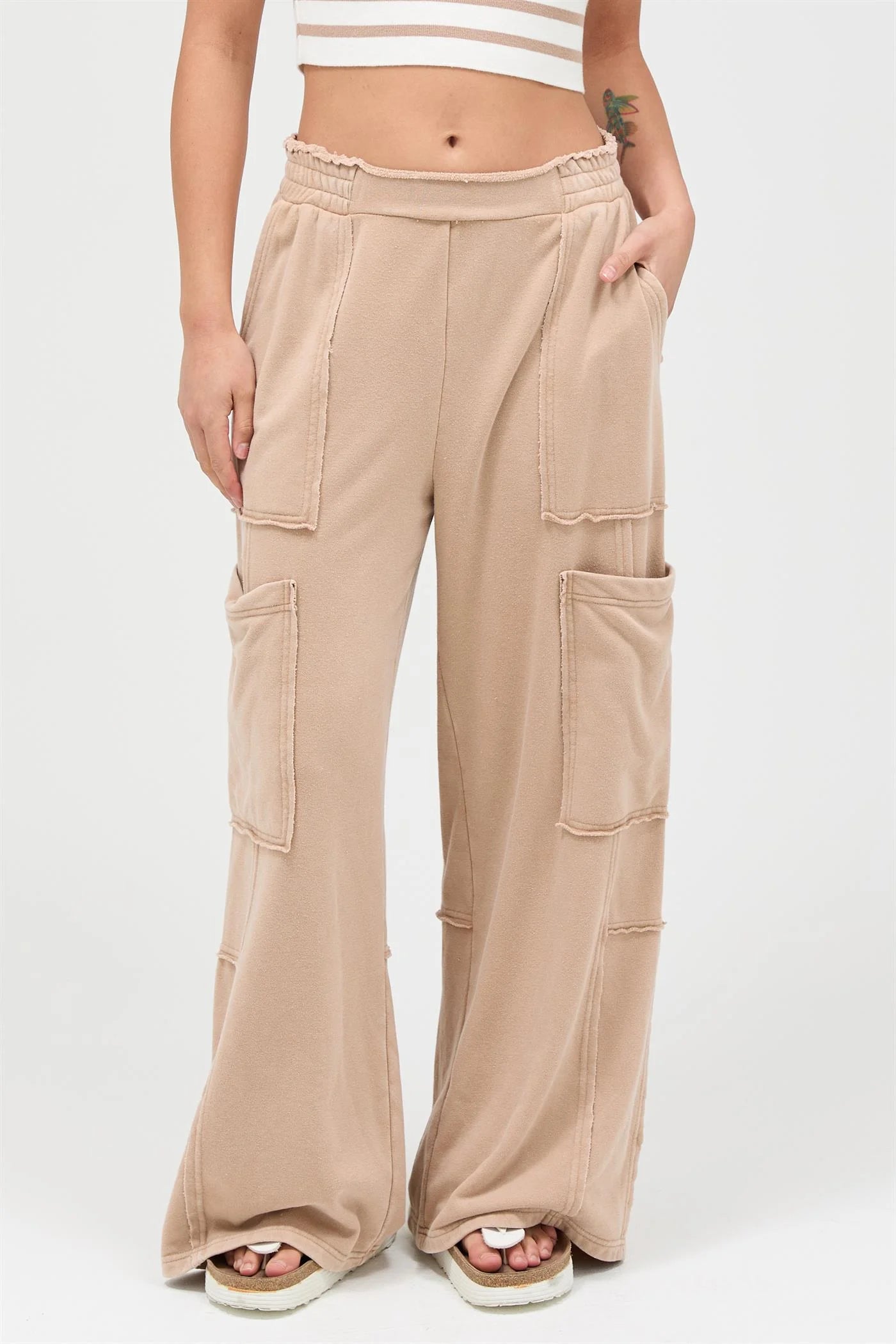 Mineral Washed Cargo Pants