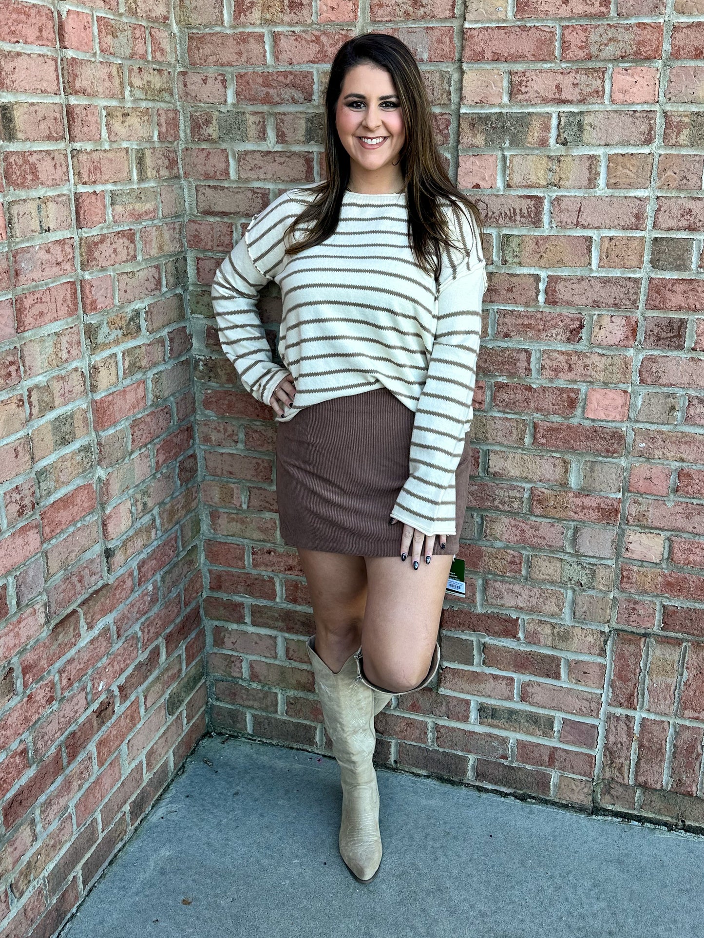 Corduroy Casual Skirt