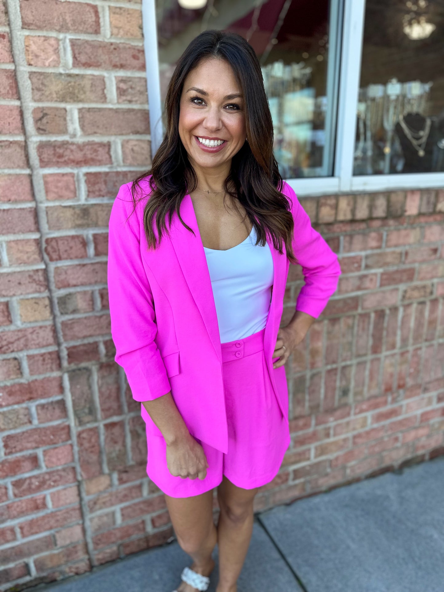 Skies Are Blue Blazer/Short Set