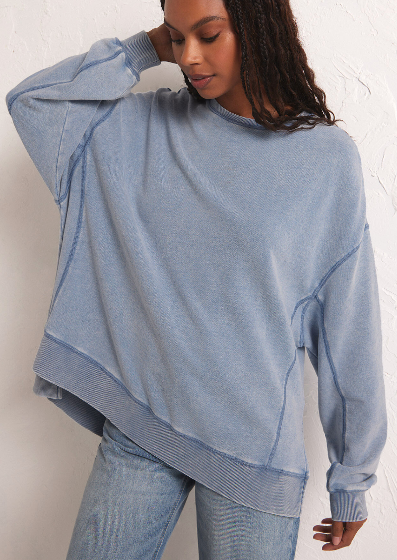 Z Supply Knit Denim Modern Weekender