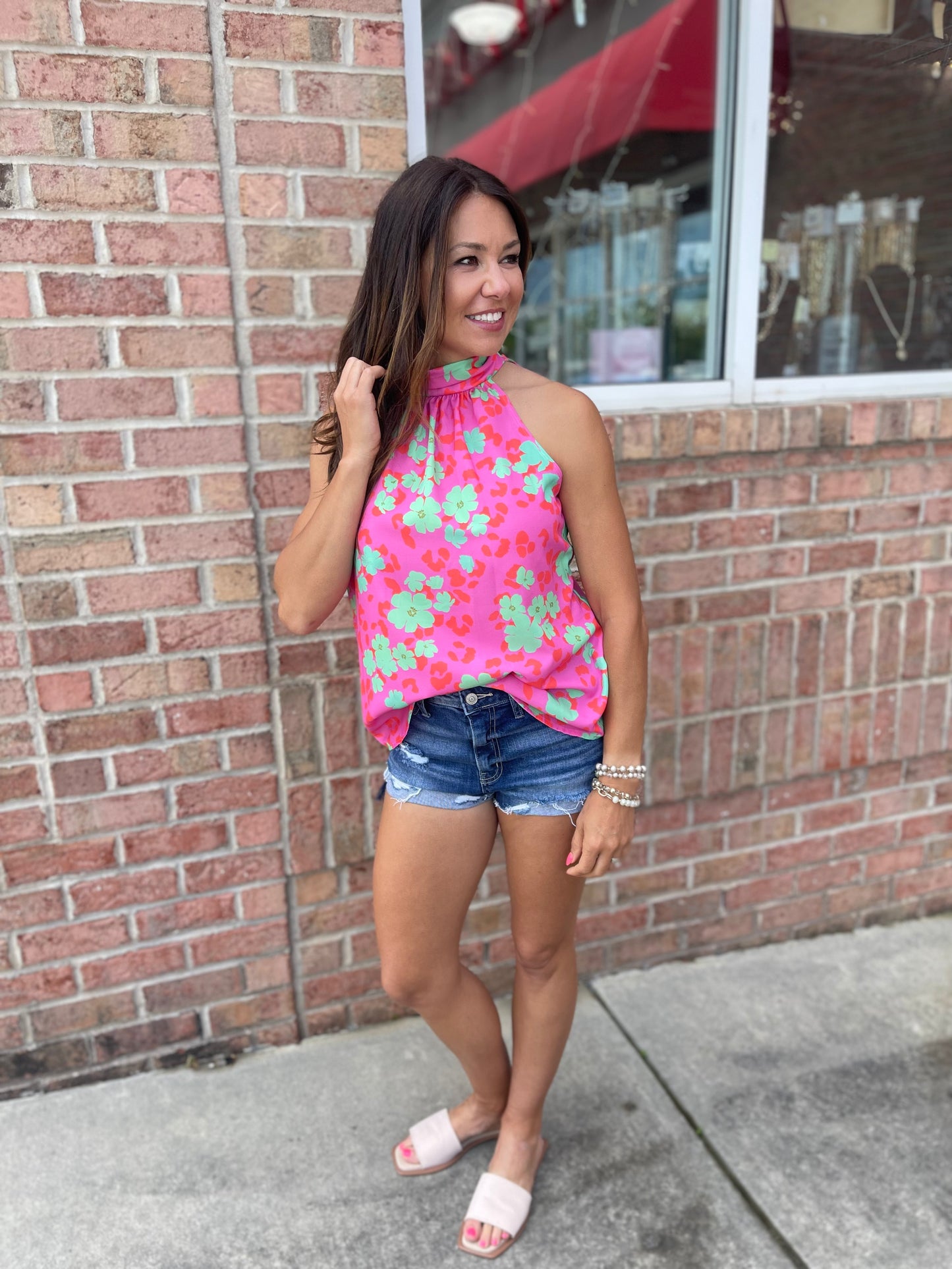 Always Blossoming Halter Top
