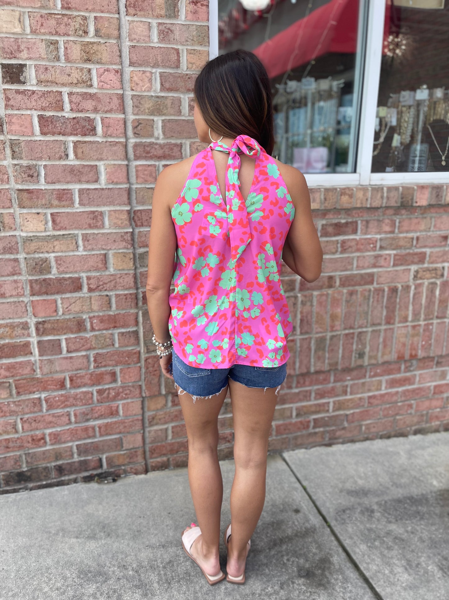 Always Blossoming Halter Top