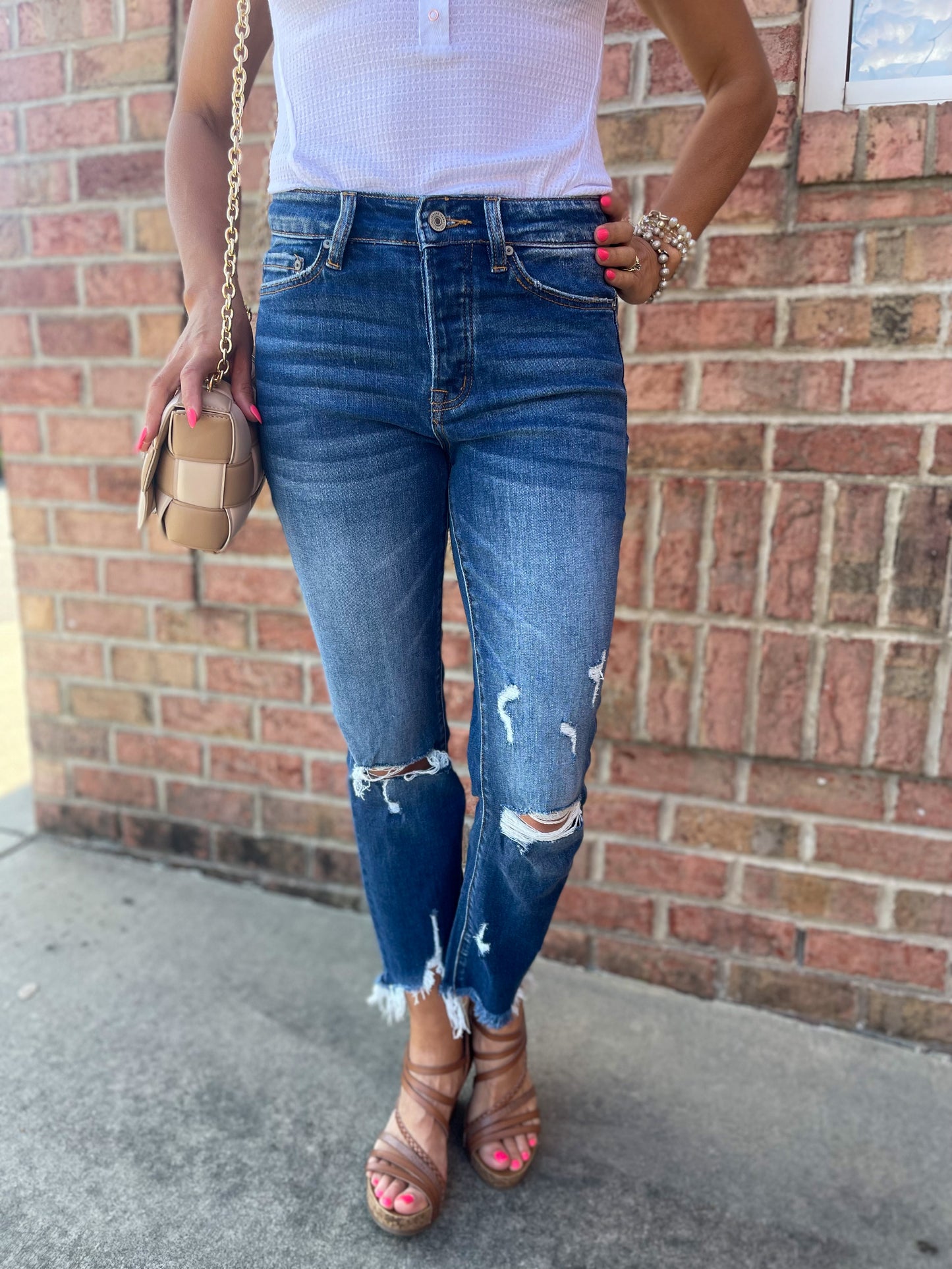 The Kaylee Cropped Bootcut