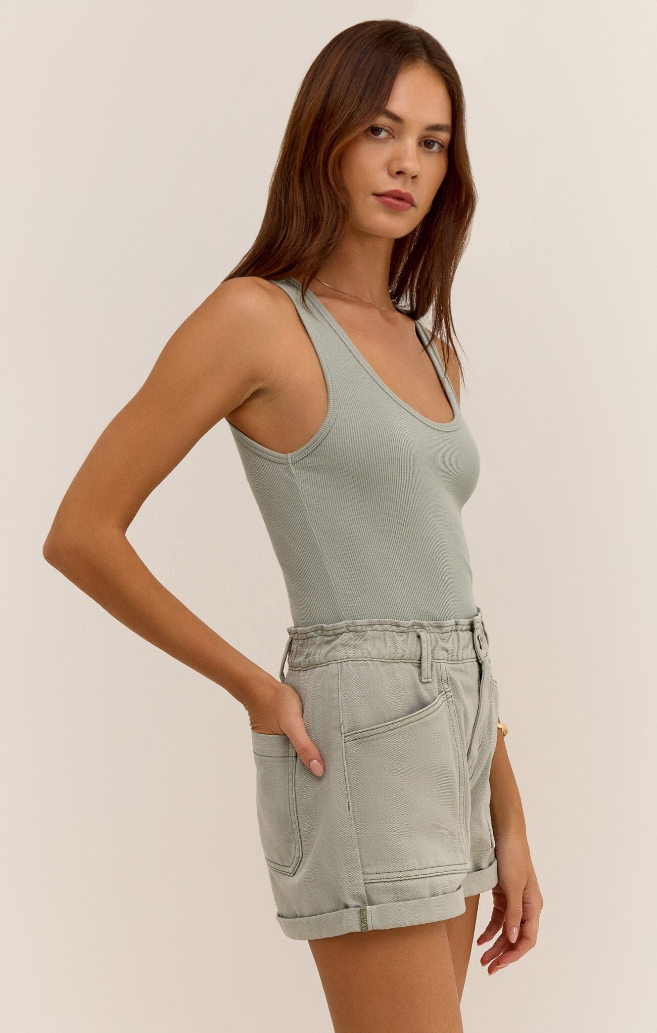Z Supply Essy Rib Top