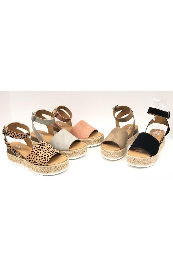 The Laura Sandal (Leopard)