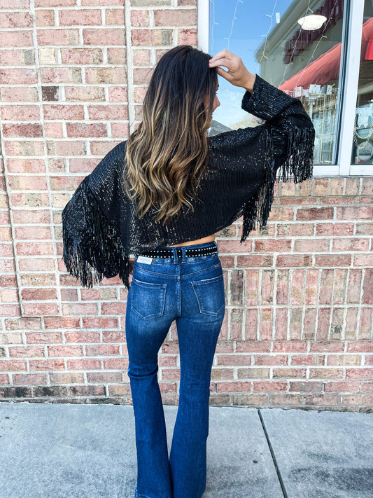 For The Likes Sequin Jacket