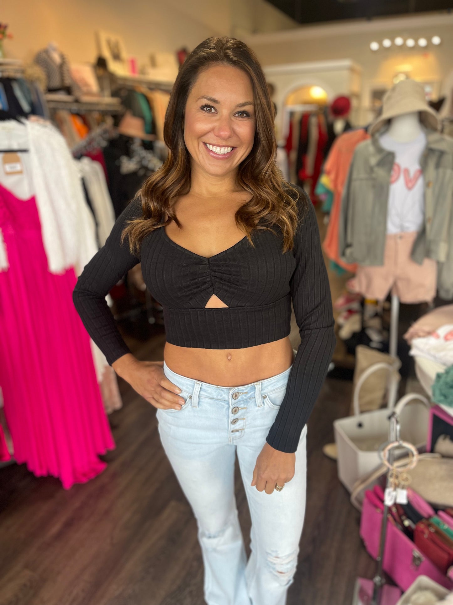 Z Supply Bella Rib LS Top