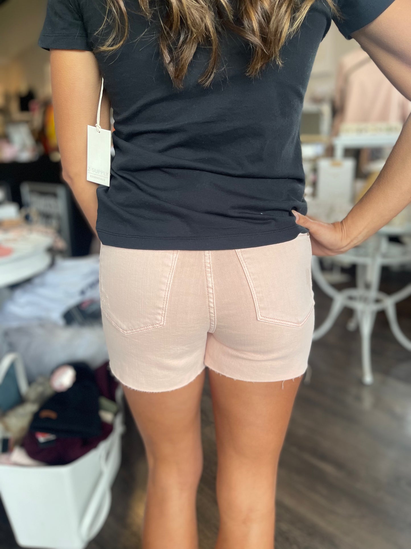 Misty HW Destroyed Shorts