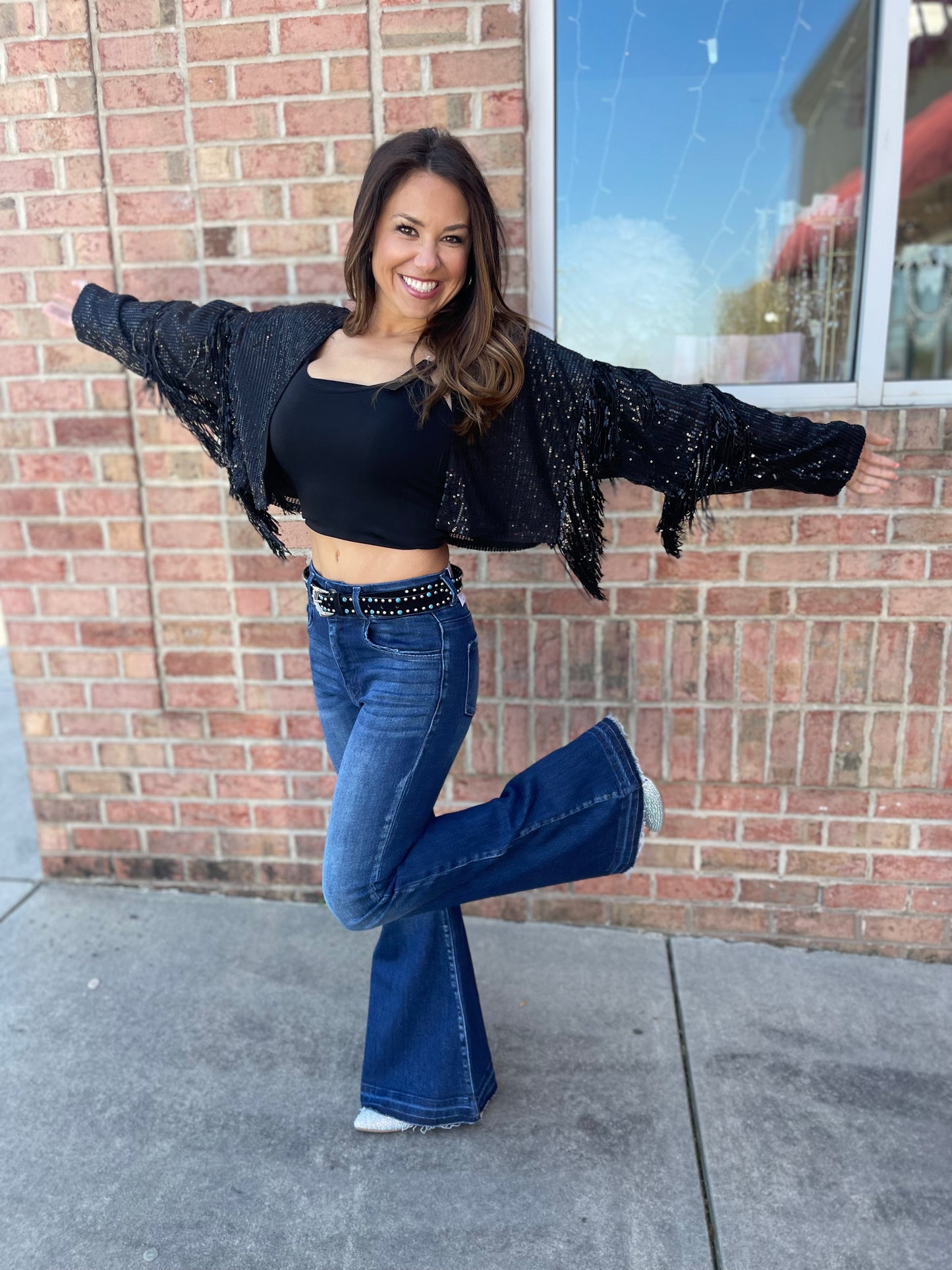For The Likes Sequin Jacket