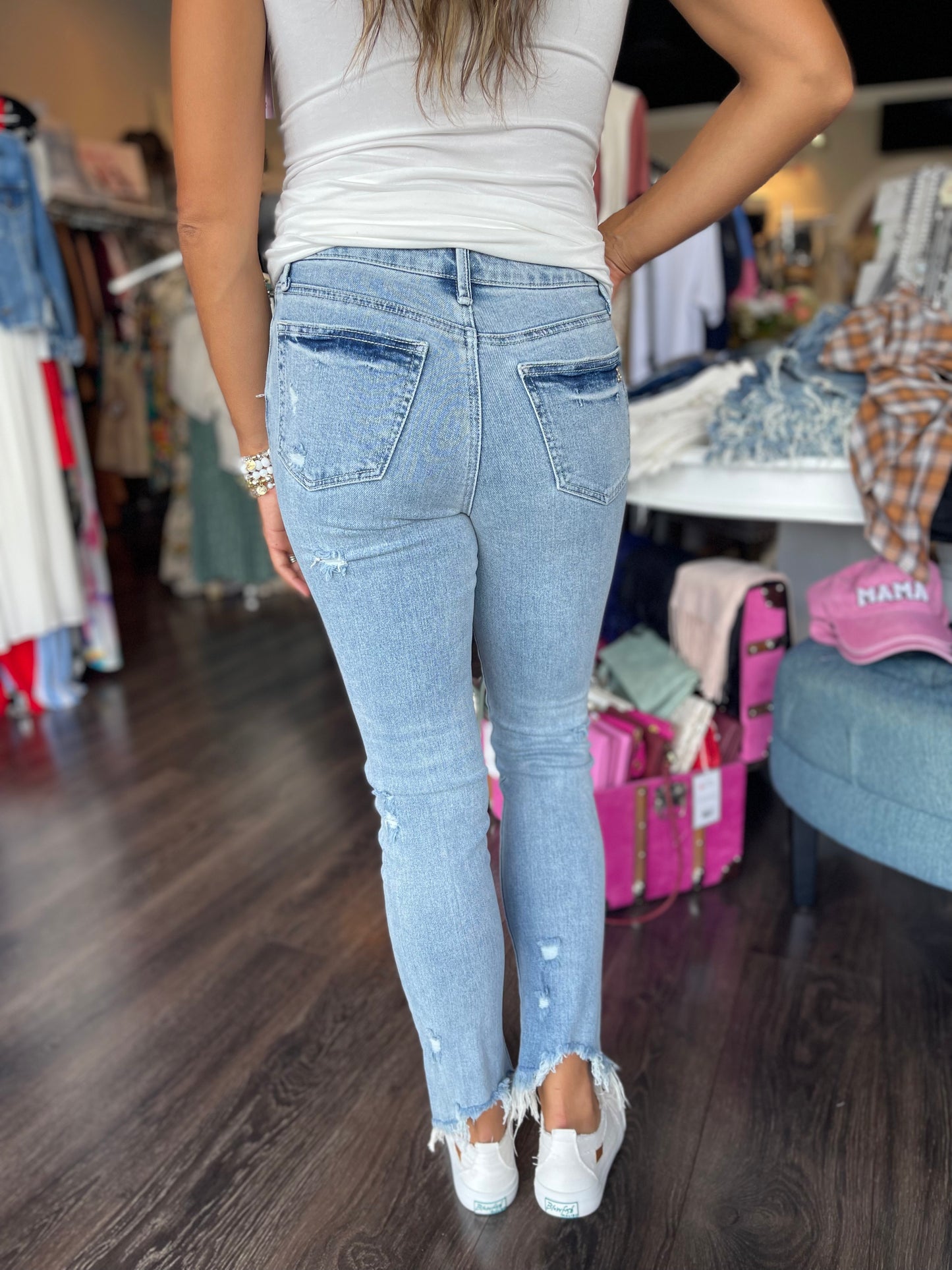 Deanna High Rise Relaxed Skinny