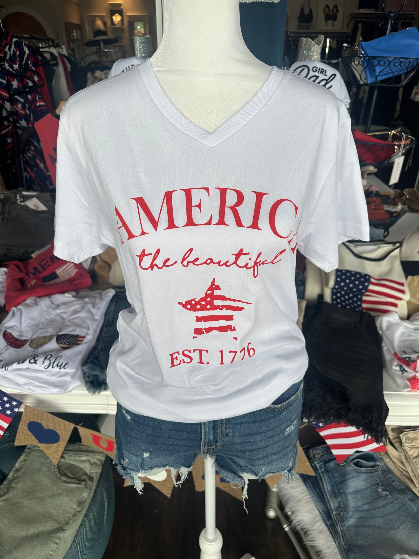 America The Beautiful Tshirt
