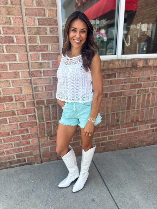 Mood Unlocked Crochet Top