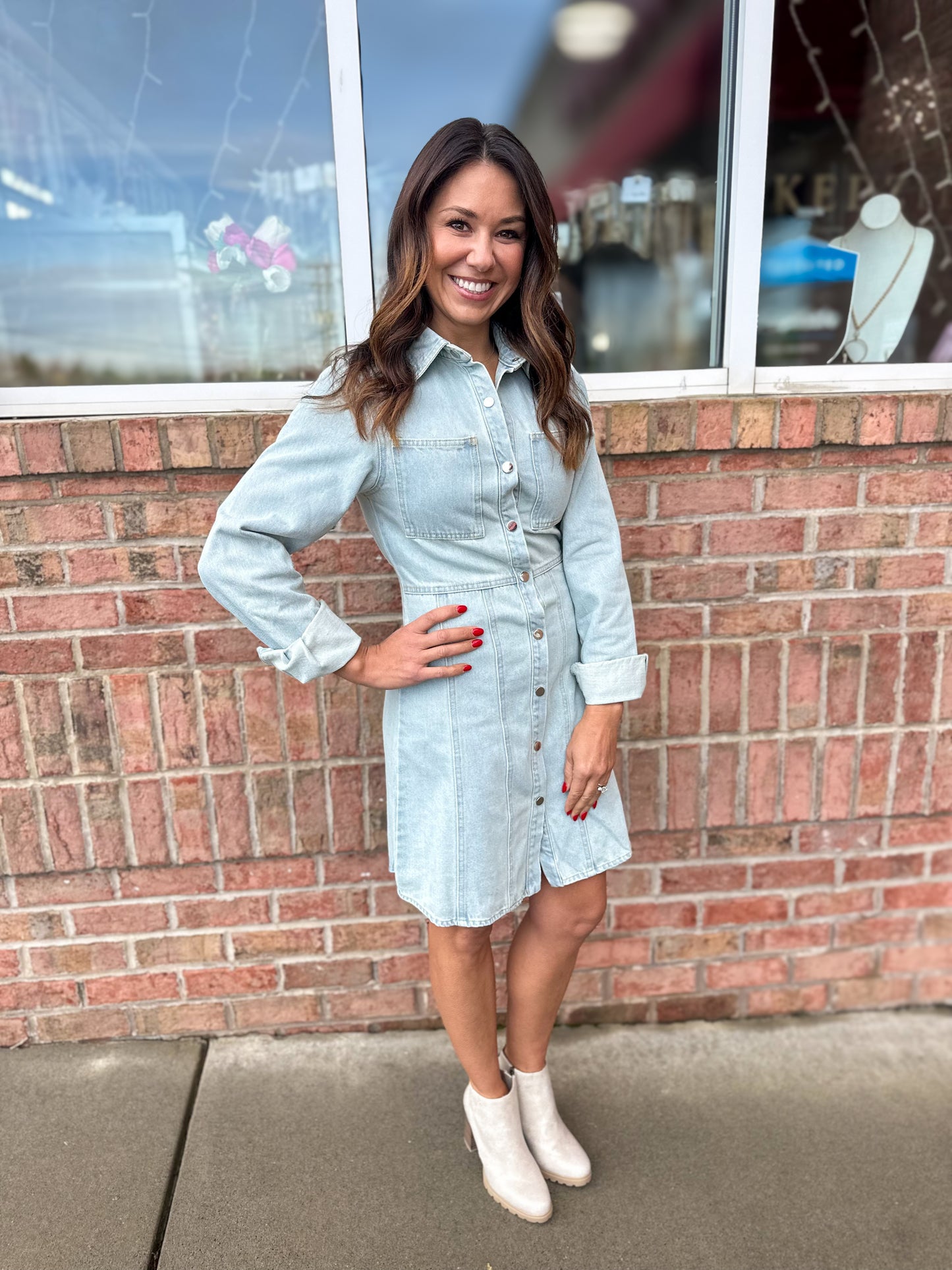 Fan Favorite Denim Dress