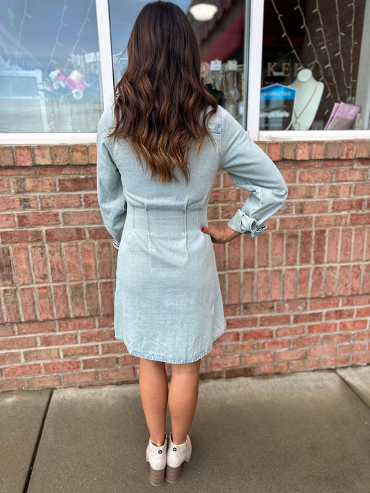 Fan Favorite Denim Dress