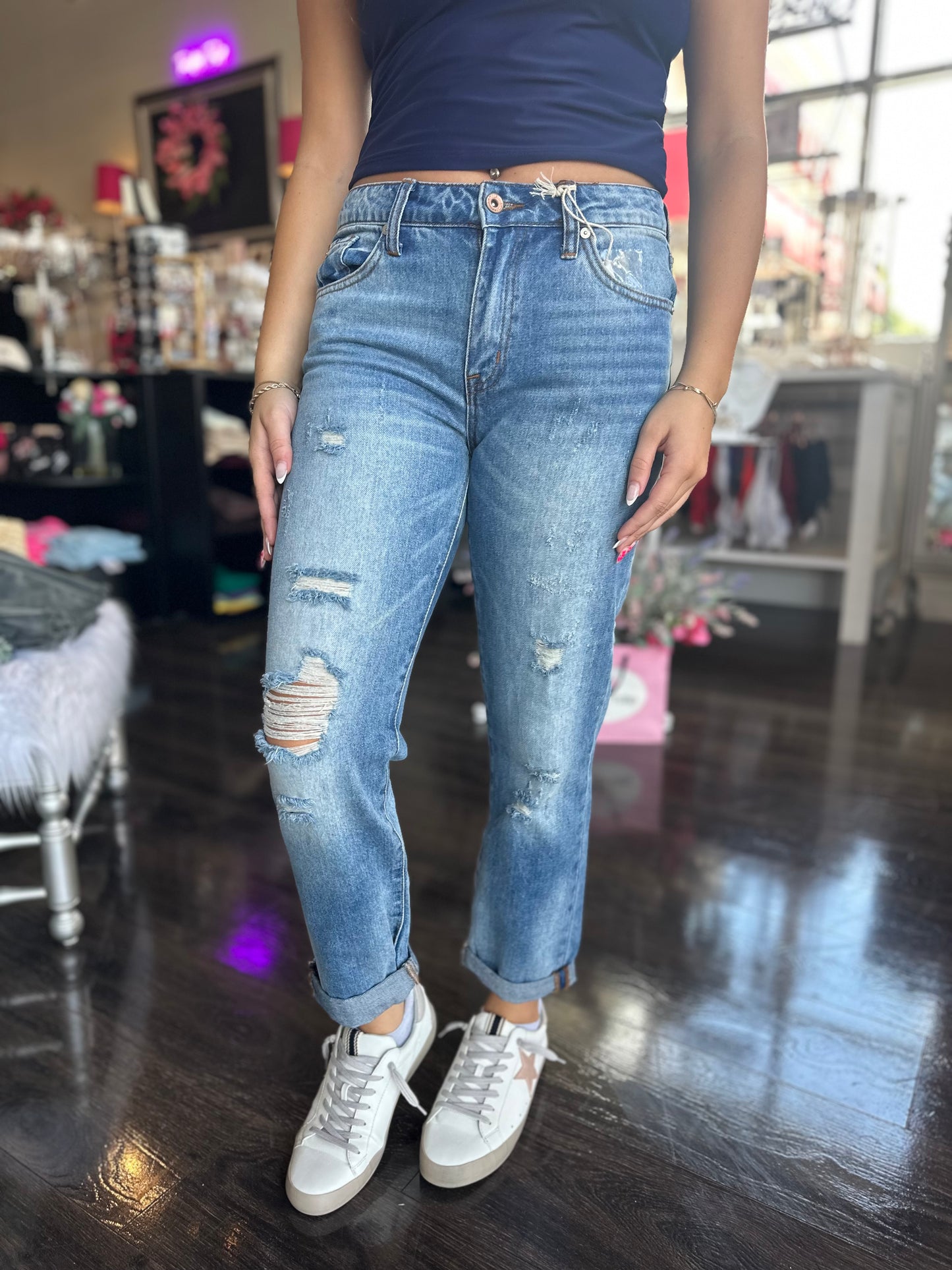 Tammy Mid Rise Relaxed Skinny