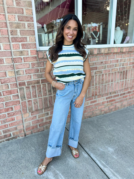 Charlotte Stripe Sweater