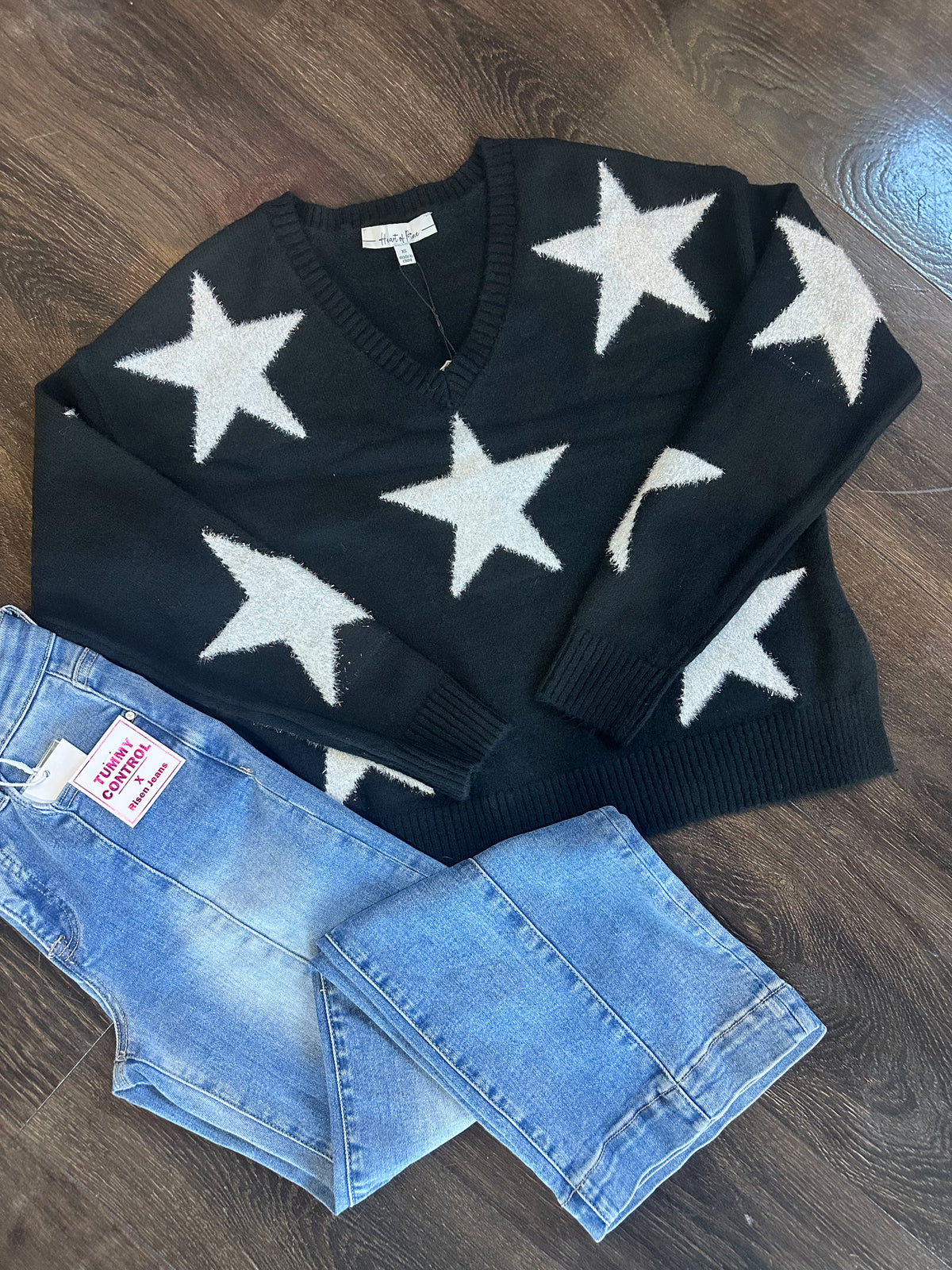 Star Fuzzy Sweater