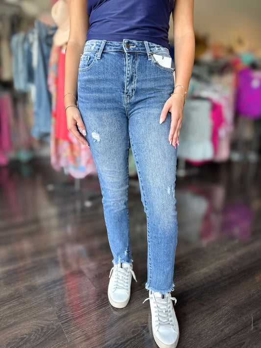The Emmy High Rise Distressed