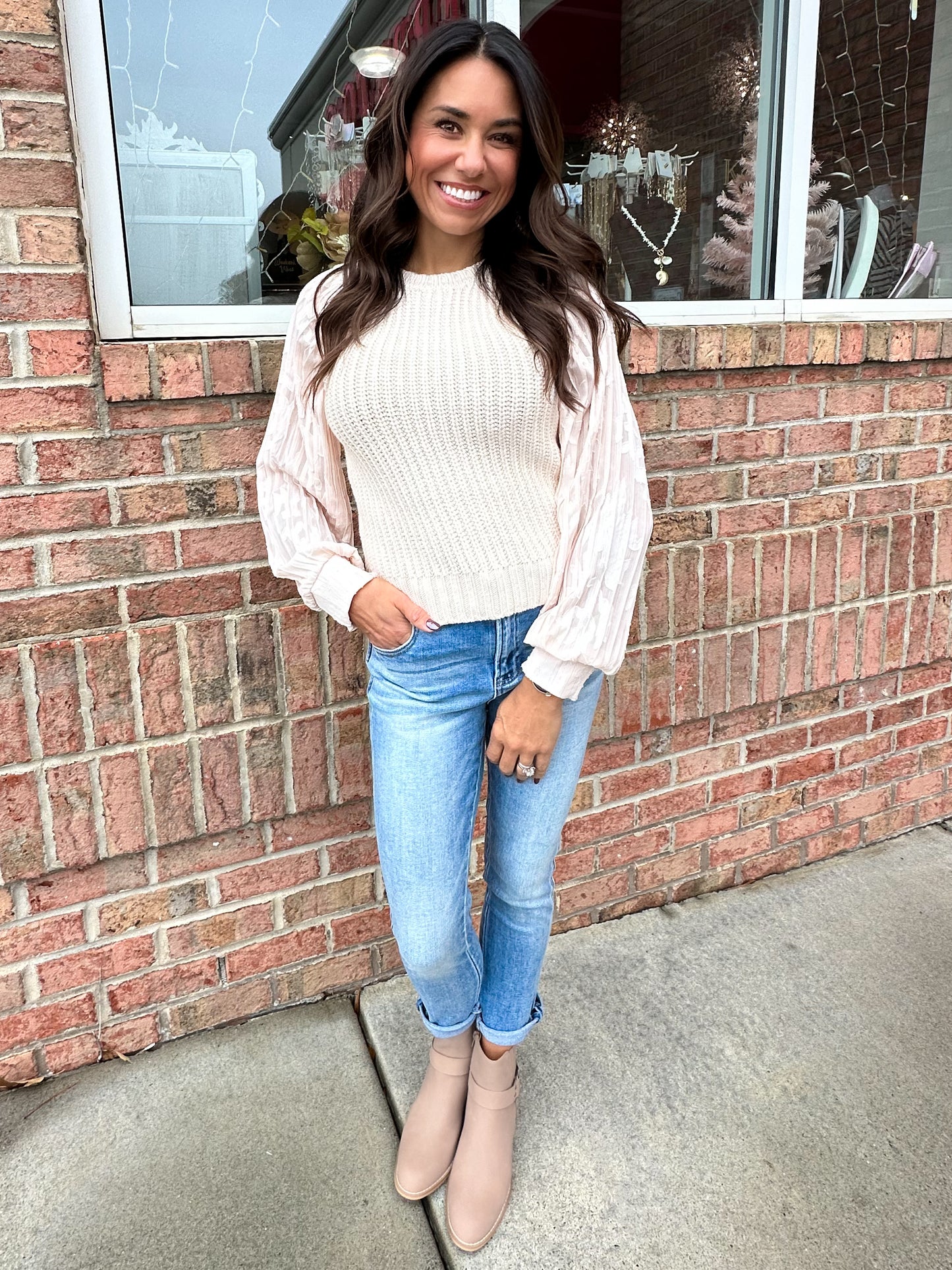 Vintage Blush Sweater