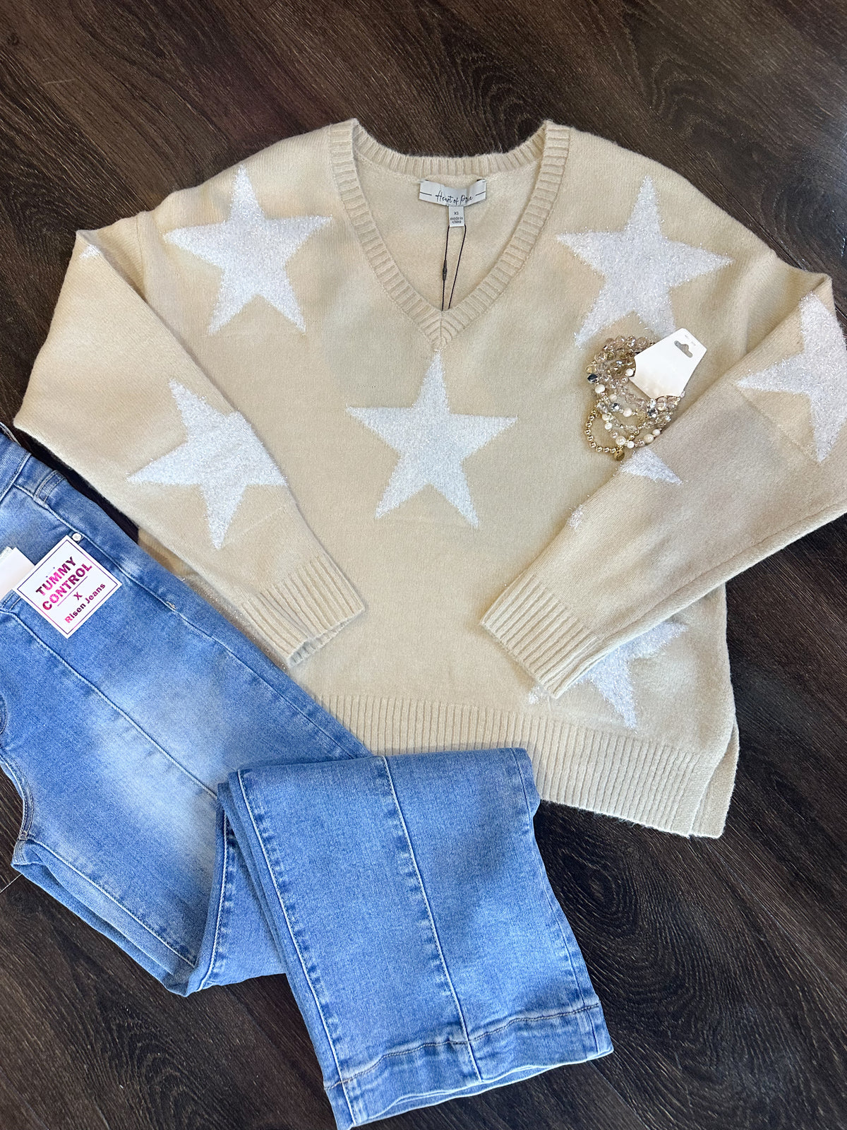 Star Fuzzy Sweater