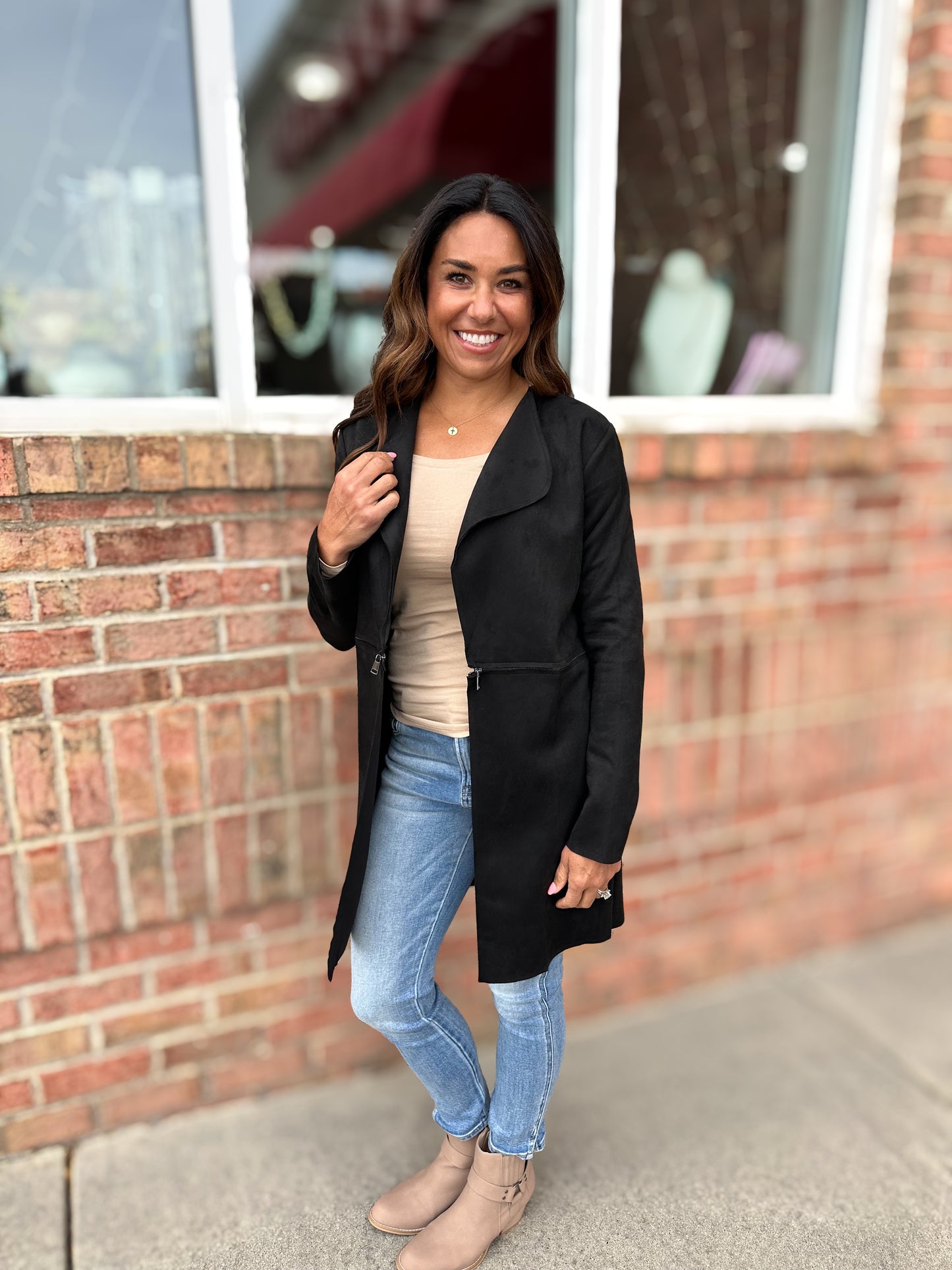 Debbie Faux Suede Jacket