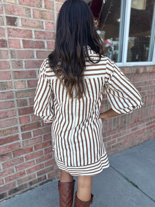 My Wild Side Striped Dress