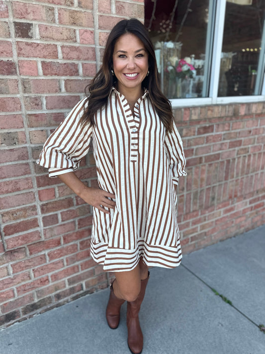 My Wild Side Striped Dress