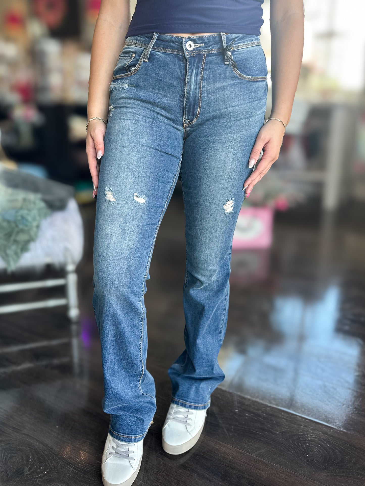 The Peppi Mid Rise Bootcut