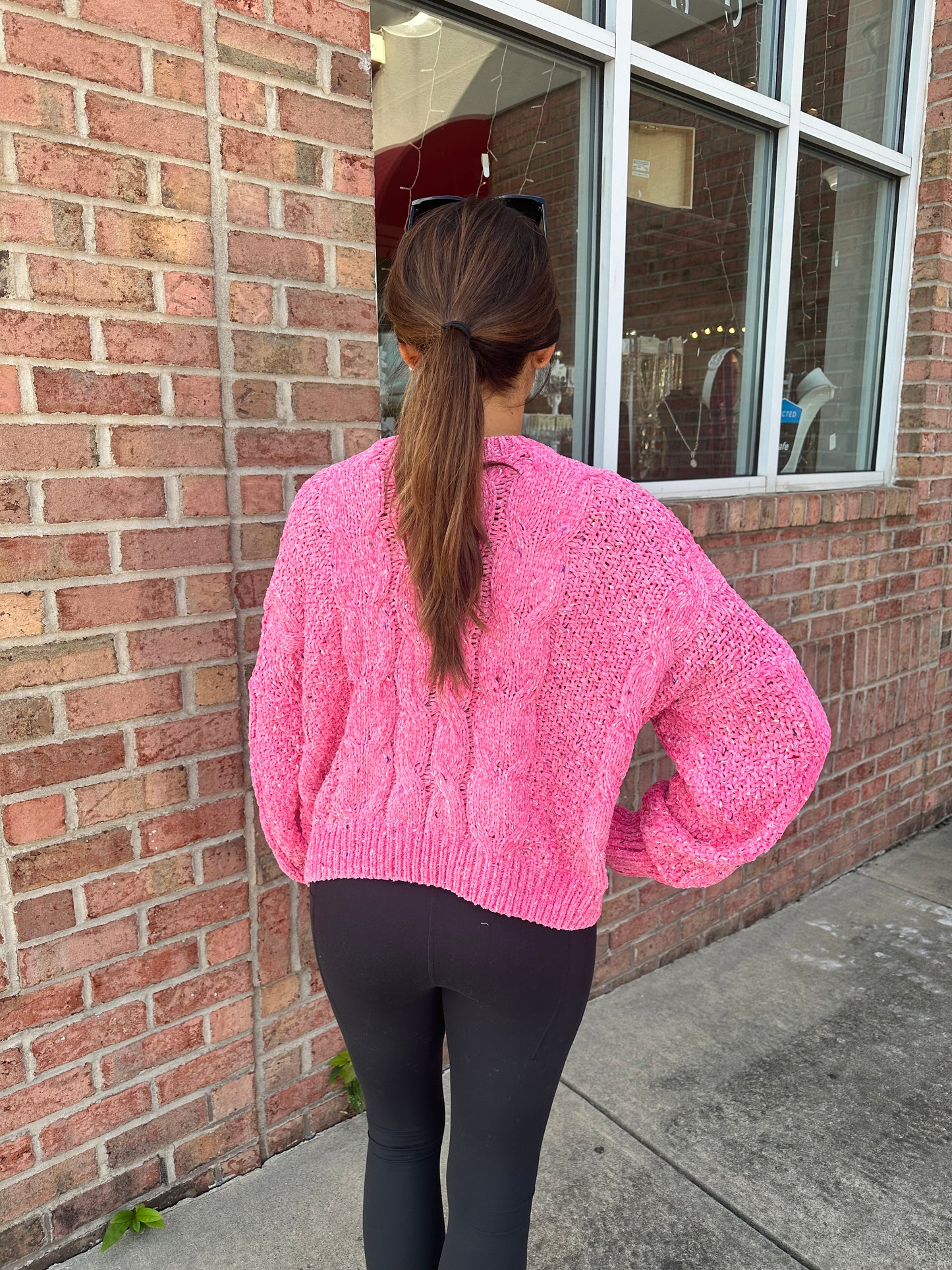Pure Pink Charm Sweater