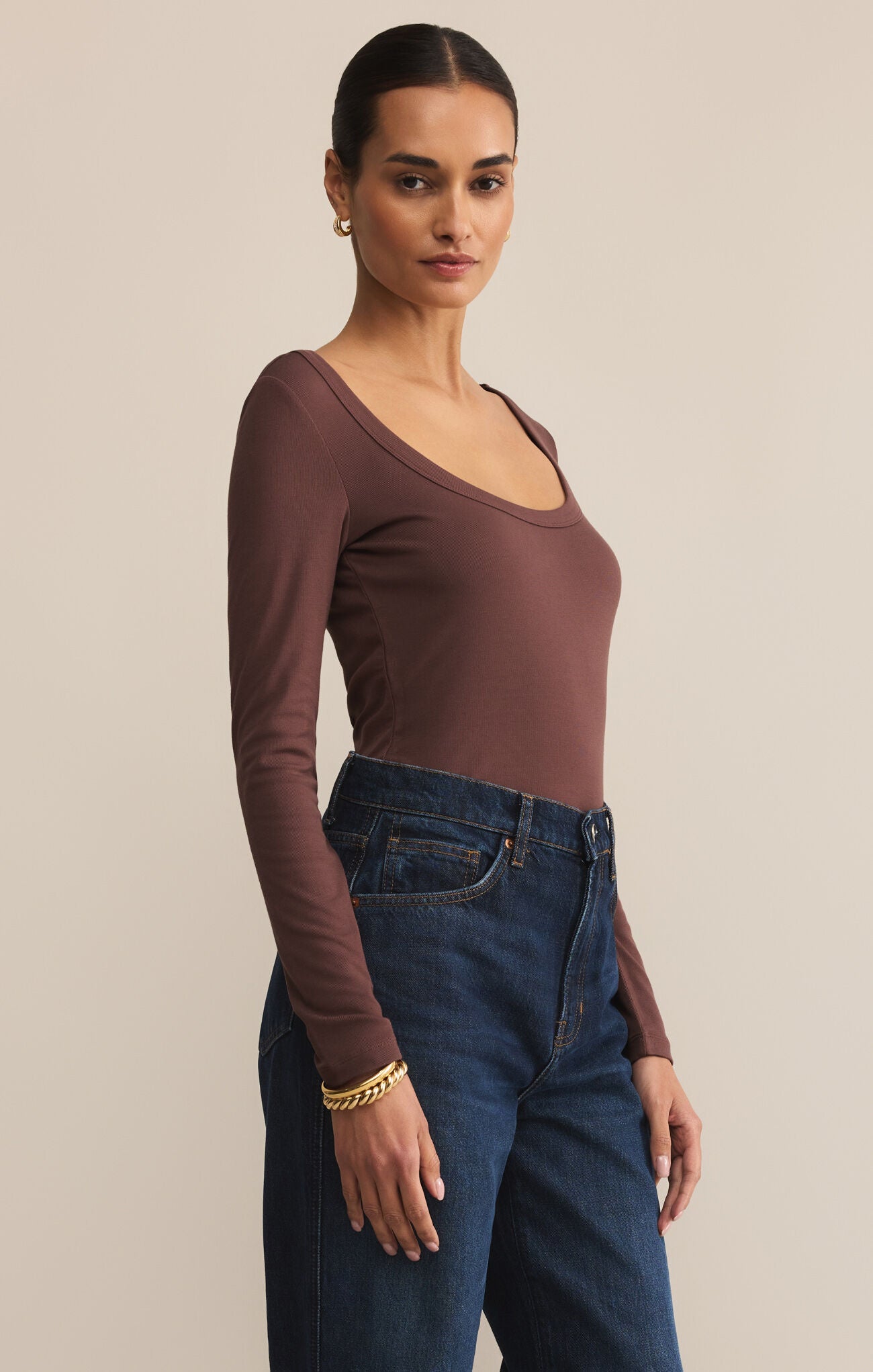 Z Supply Second Skin Scoop Neck Top