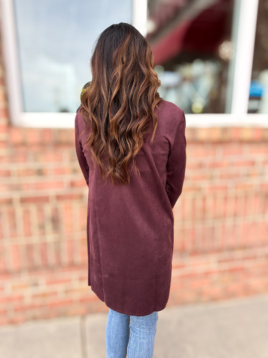 Debbie Faux Suede Jacket