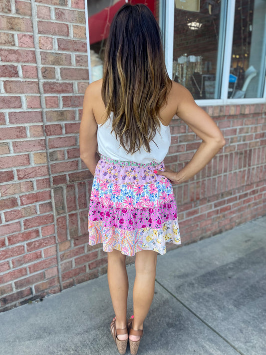 In The Flower Patch Skirt