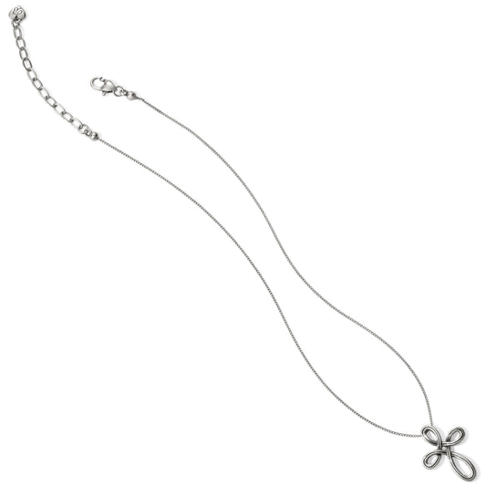 Interlok Petite Cross Necklace