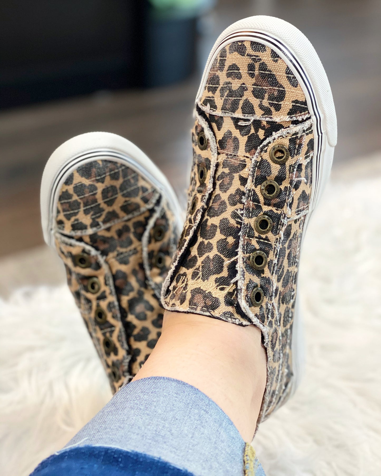 Leopard Play Tennis Shoes